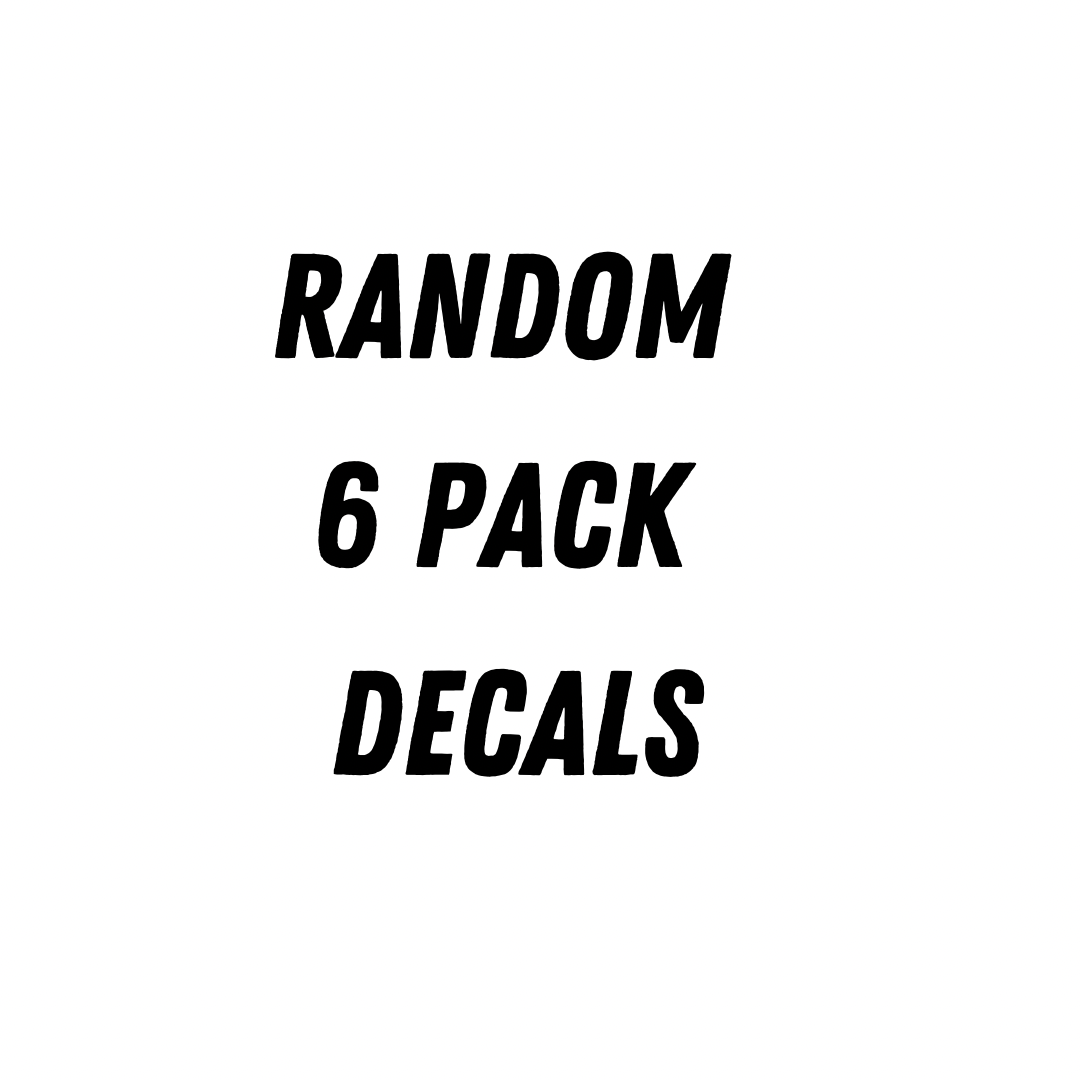 (Pre-Order)Random 6 Pack Decals